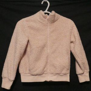 OSHKOSH B'GOSH | size 10 | Pink Teddy, Shearling, Sherpa Jacket | Shiny Fibers